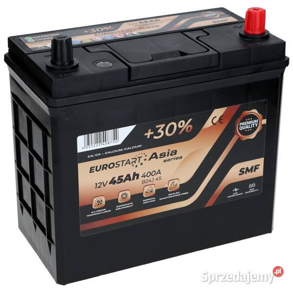 Akumulator Eurostart 12V 45Ah 400A P ECA45P osobowe Akumulatory dolnośląskie Jelcz-Laskowice