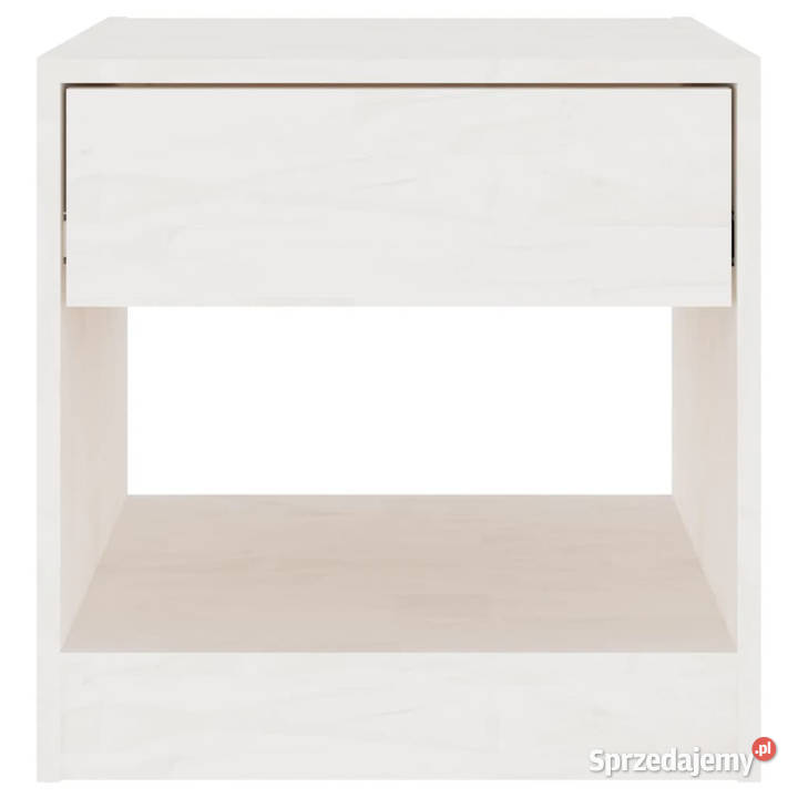 Szafka nocna biała 40x31x40 lite drewno sosnowe Warszawa