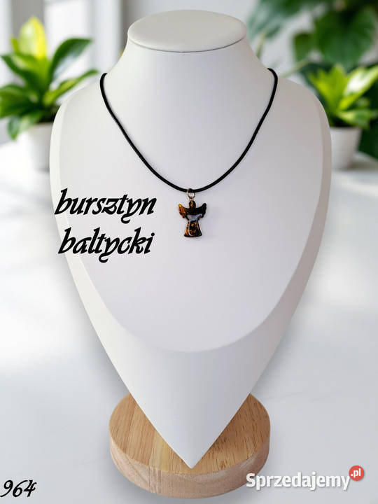 Zawieszka wisiorek z bursztynu bursztyn bałtycki Wisiorki Warszawa