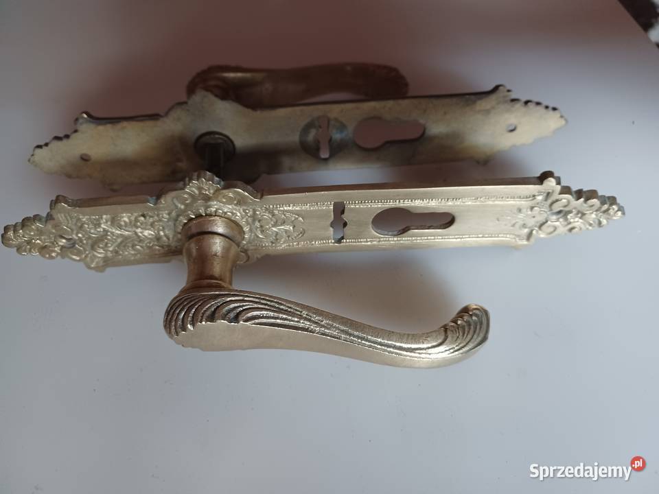 Klamki i szyldy mosiężne wielkopolskie Poznań