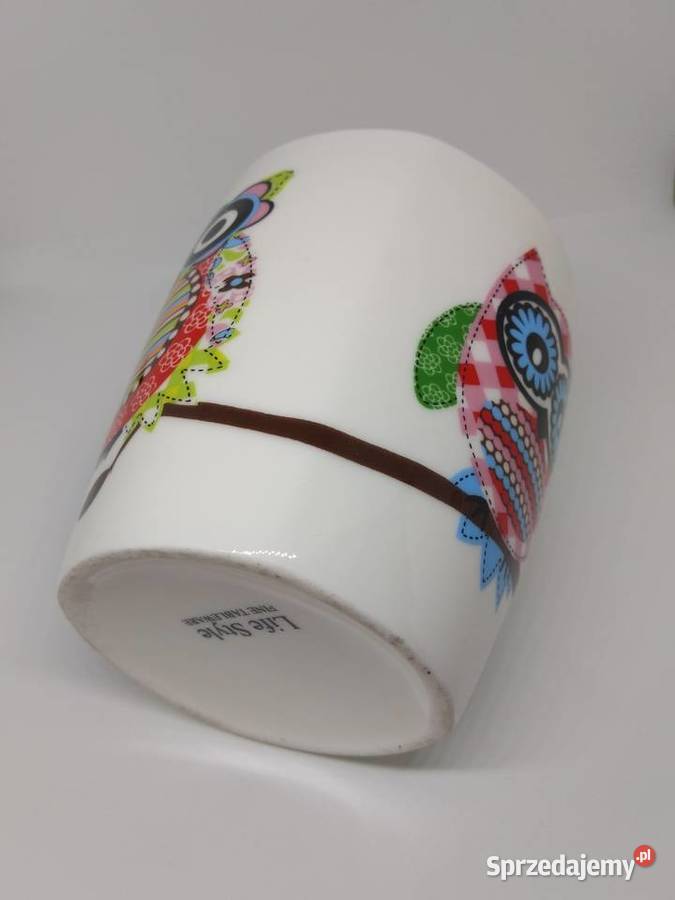 Kubki porcelanowe z sowami mazowieckie