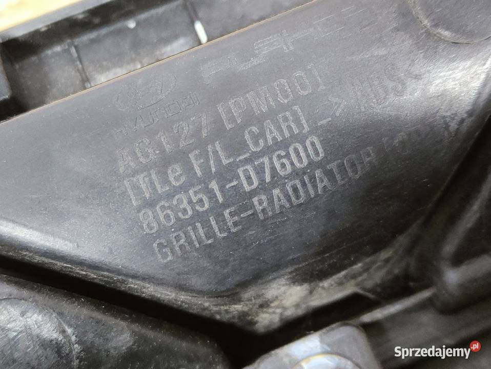 Grill Atrapa Hyundai Tucson Lift 1820 86351D7600 wielkopolskie Pleszew