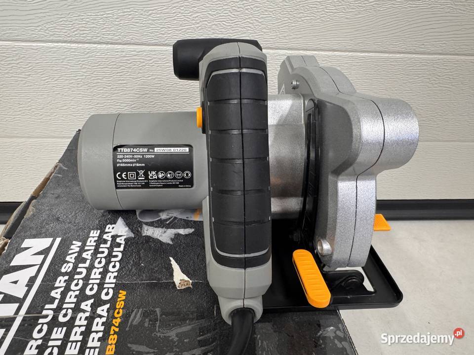 Piła tarczowa Titan 165mm 1200W 2025r pilarka łódzkie Lesieniec