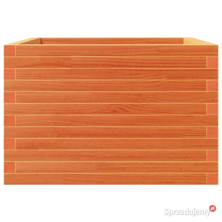 Donica ogrodowa woskowy brąz 70x70x46 lite Warszawa