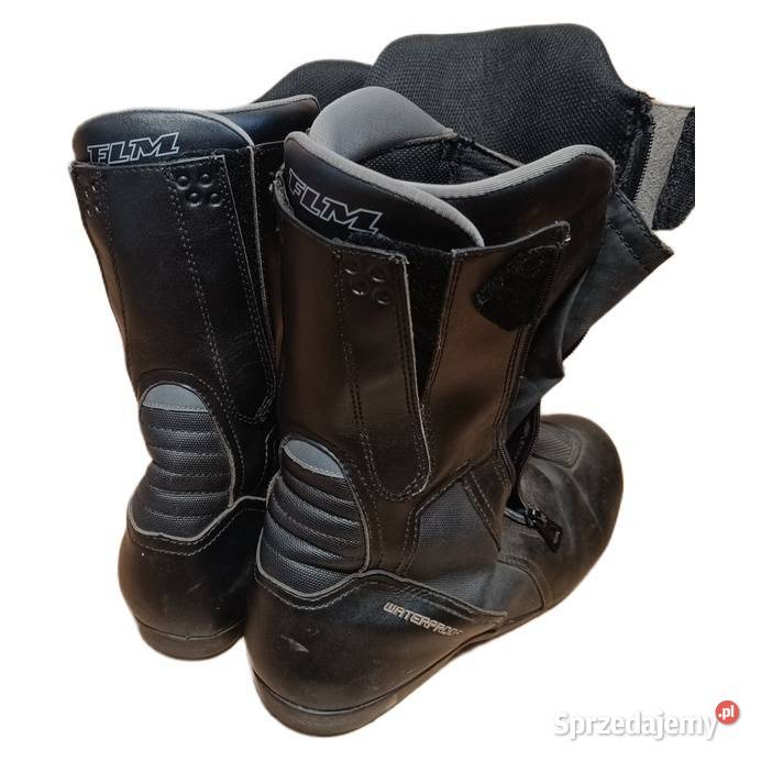 Buty motocyklowe męskie FLM 47 czarne sprzedam
