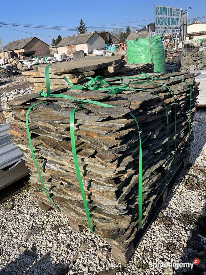 ŁUPEK SZAROGŁAZOWY Kamień na Elewację do Ogrodu mazowieckie Warszawa