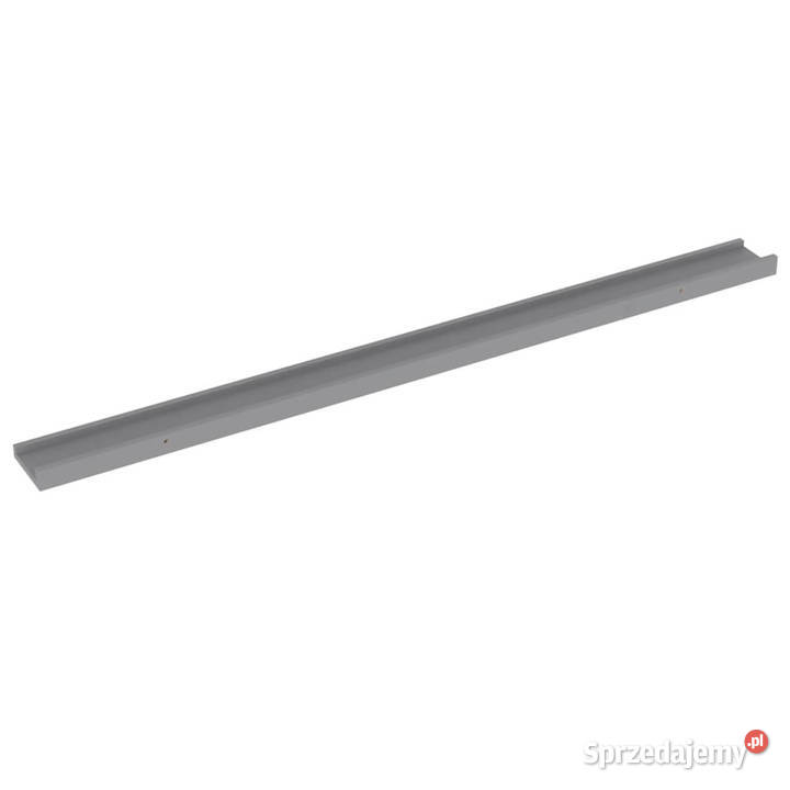 Półki ścienne 2 szare 115x9x3 WM326673 Warszawa