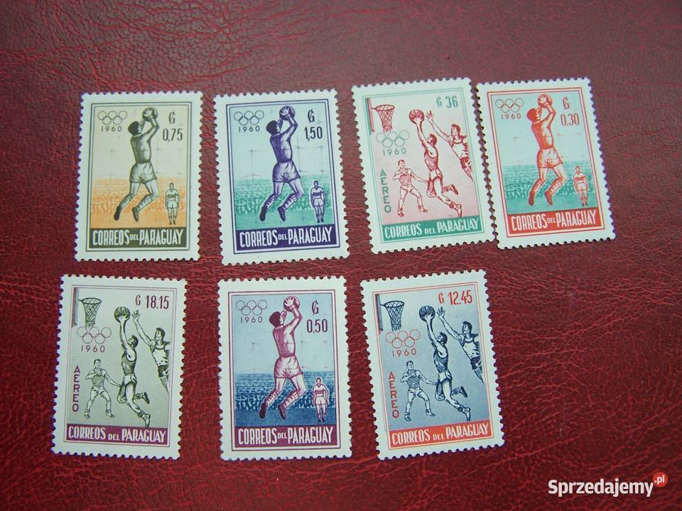 Paragwaj 1960 MNH Mi 83440 Sport Olimpiada w Filatelistyka Tychy