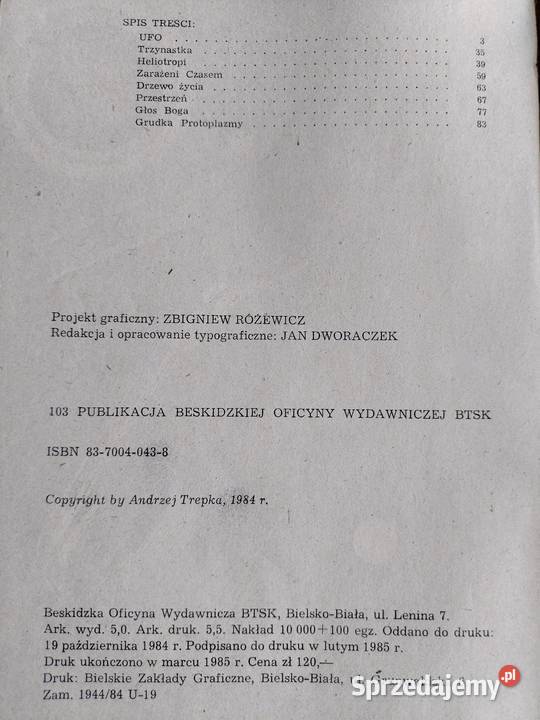Drzewo życia Dwunastu apostołów i Totem leśnych Rok wydania 1978 Gdynia
