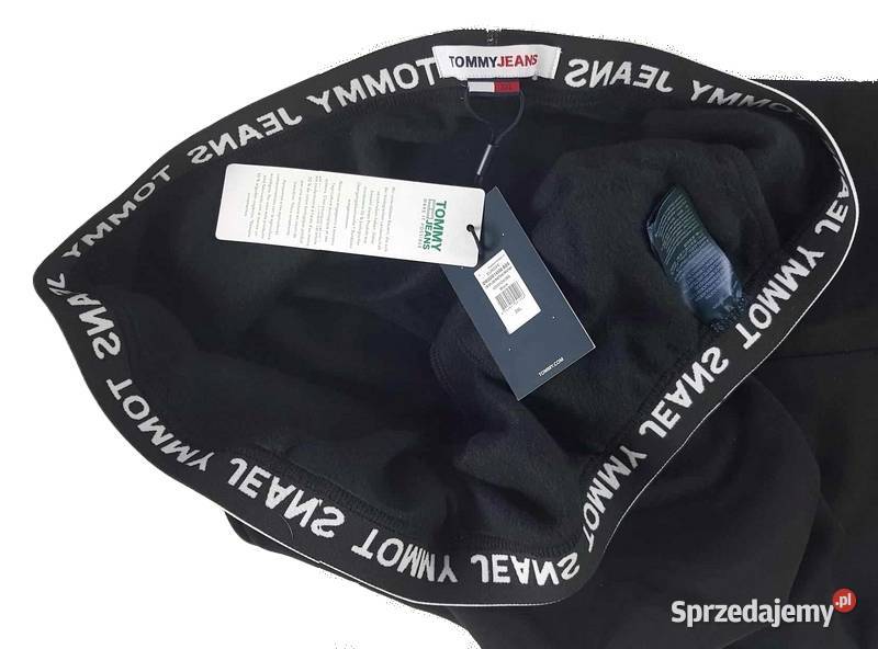 Tommy Hilfiger damskie czarne spodnie dresowe Tarnowskie Góry