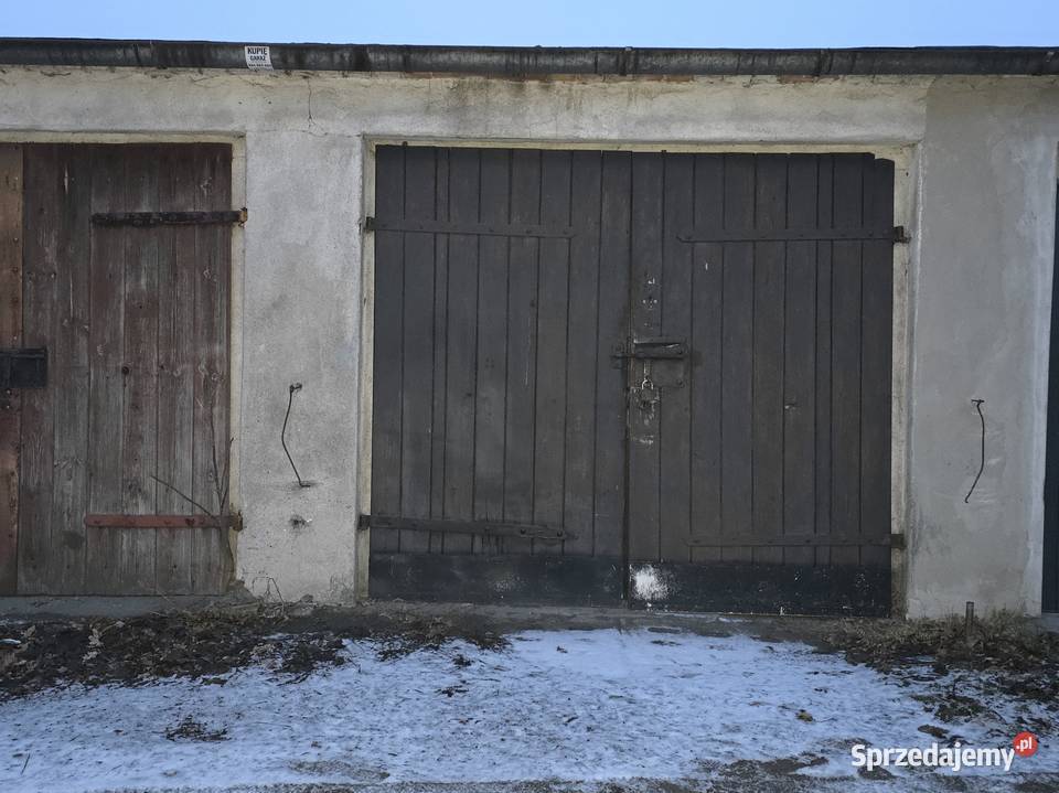 Garaz murowany 16m2 Ostrów Wielkopolski