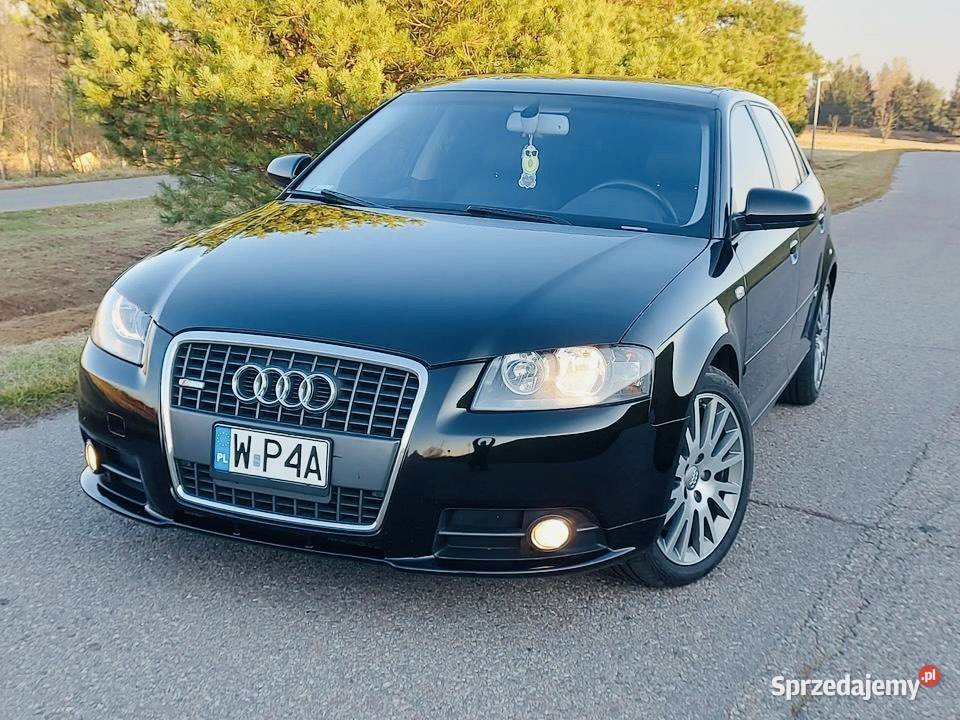 AUDI A3 8P SLINE 32 V6 DSG QUATTRO 250 Hatchback Ostrołęka