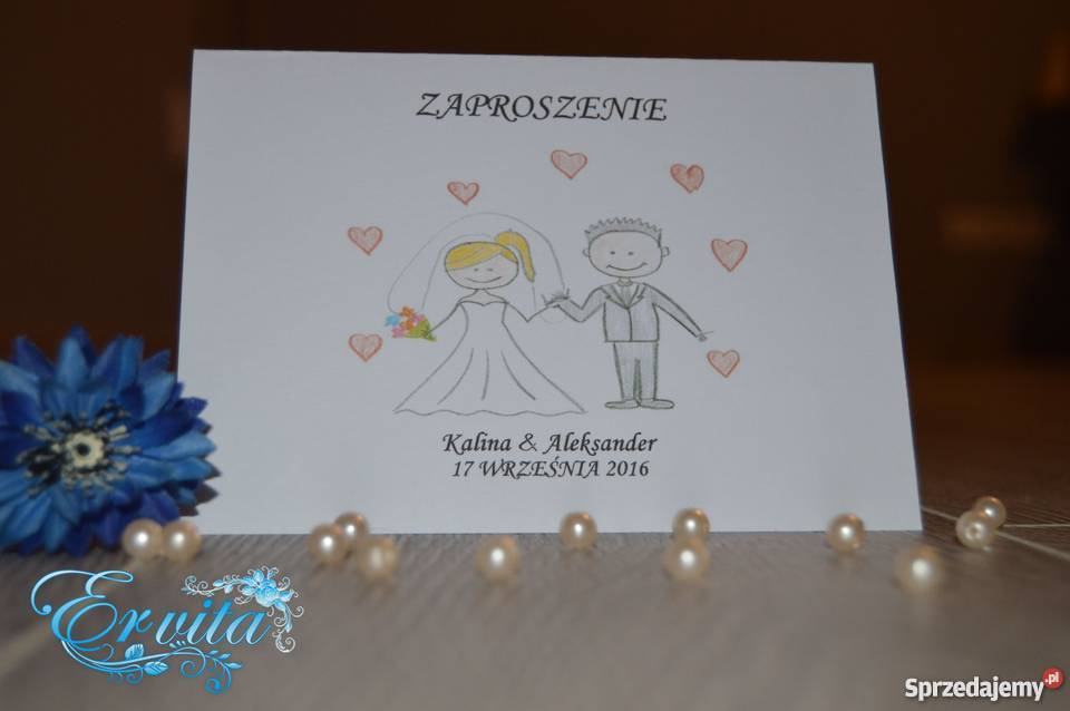Zaproszenia ślubne mazowieckie