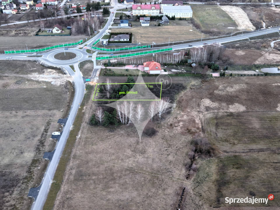 Działka budowlana w Ciciborze Dużym 1400m2 Cicibór Duży