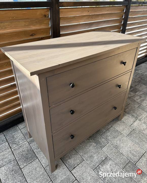 IKEA HEMNES 3 szuflady lite drewno Góra Bałdrzychowska-Kolonia