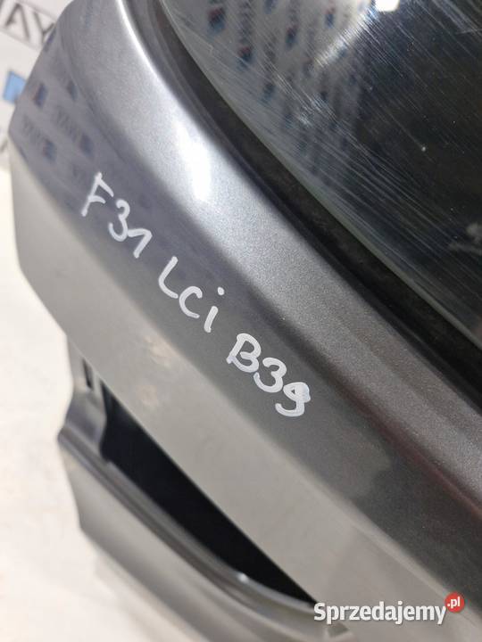 BMW 3 F31 KLAPA BAGAŻNIKA TYŁ TYLNA B39 sprzedam