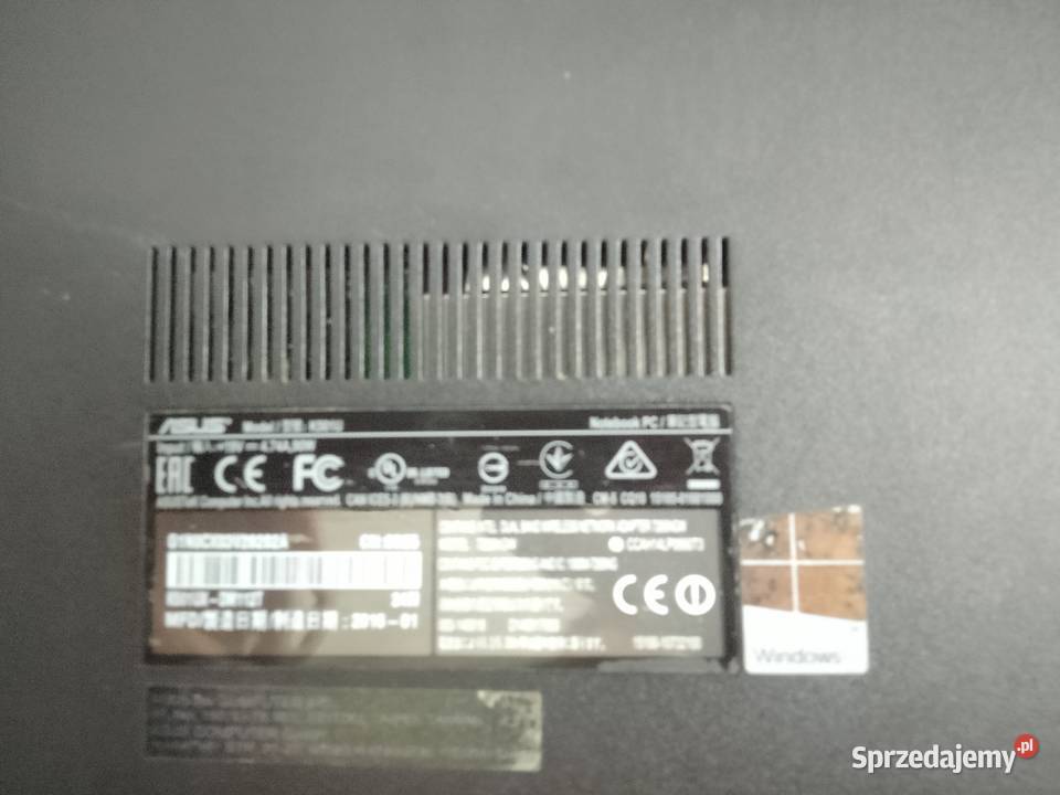 laptop Asus K50U lubuskie