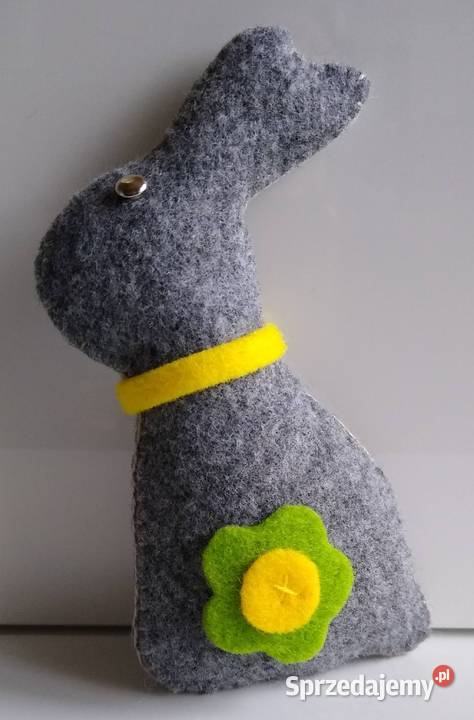 Zając Zajączek Wielkanoc Filc Handmade Gdańsk