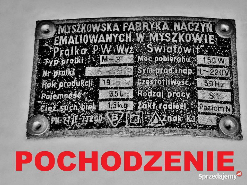 Wyłącznik zegarowy WCK3 pralki Światowit M3 z Bydgoszcz sprzedam