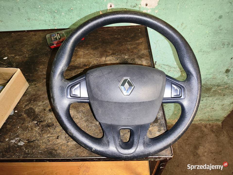 Kierownica skórzana poduszka Renault Megane III osobowe Kierownice Niegowonice