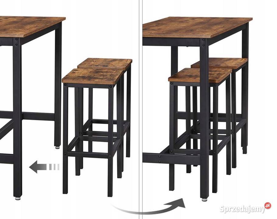 Stół 120x60 kuchenny stolik barowy barek 2 Komplety mebli Choroszcz sprzedam