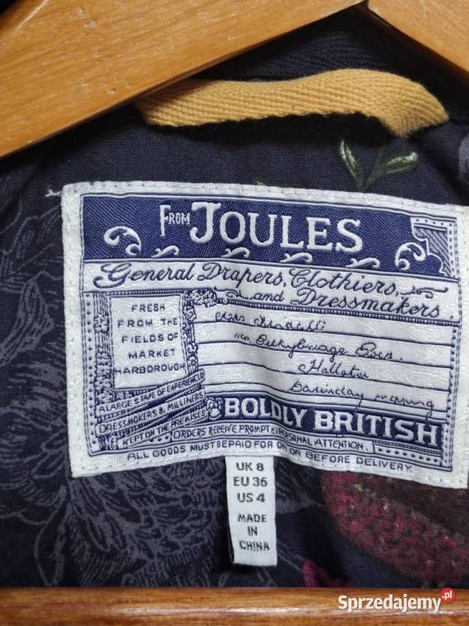 Joules 36 kurtka damska jesienna wiosenna Inny materiał sprzedam