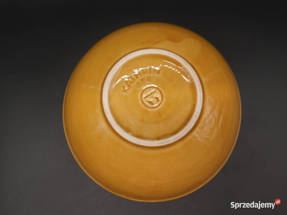 Ceramiczna miska z okresu NRD należąca do serii wielkopolskie Raszków