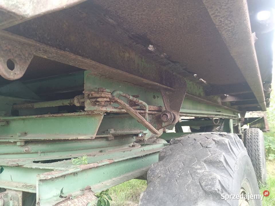Przyczepa wywrotka thk 5 uszkodzony Żary sprzedam