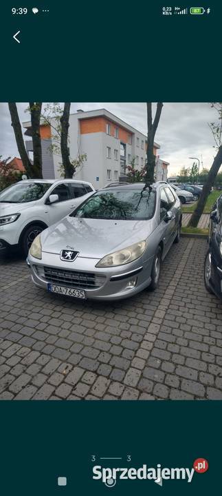 Peugeot 407 uszkodzony 407 Słupsk