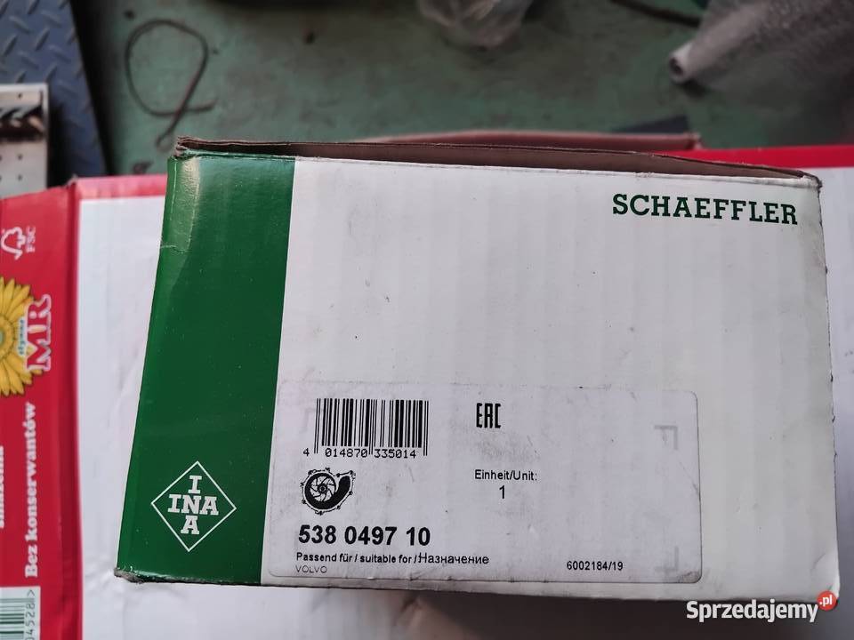 VOLVO pompa wody INA 538049710 Koło