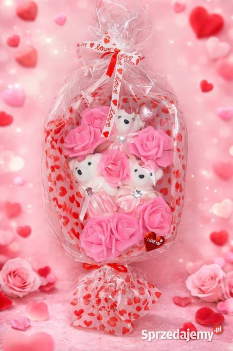 Bukiet walentynkowy Rękodzieło Rybnik