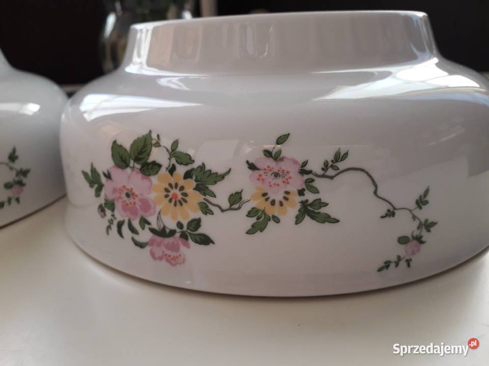 Porcelanowa misasalatera Henneberg Porzellan Porcelana i szkło Koło