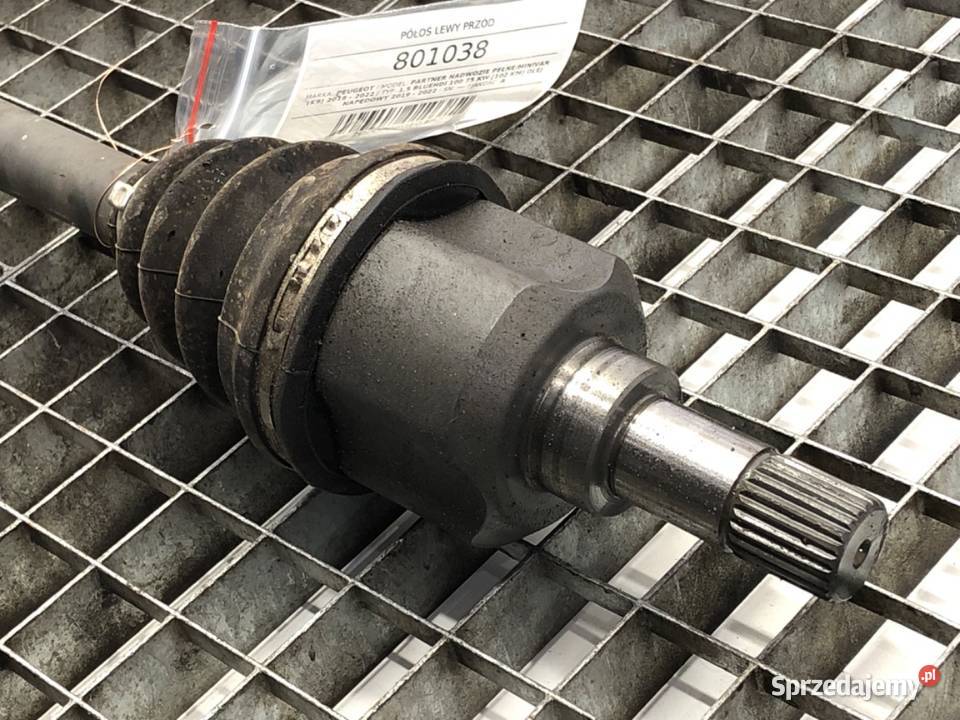 PÓŁOŚ LEWY PRZÓD PEUGEOT PARTNER IV 15 102