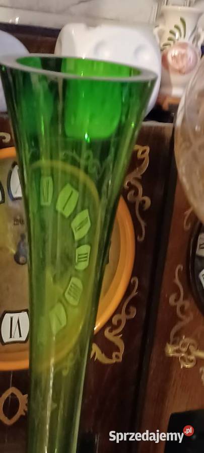 W POZNANIU KUP 2 FLETY WAZONY SZKLANE KOBALTOWY wielkopolskie Środa Wielkopolska