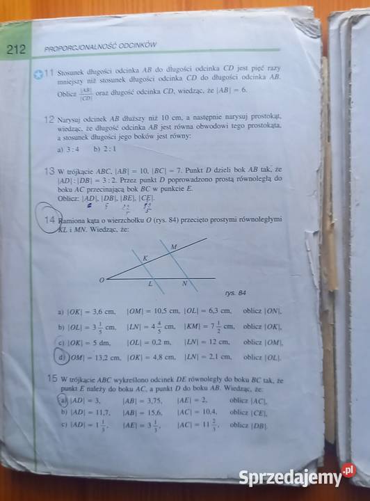 Matematyka kl 3 podręcznik i zbiór zadań miękka Małkinia Górna sprzedam