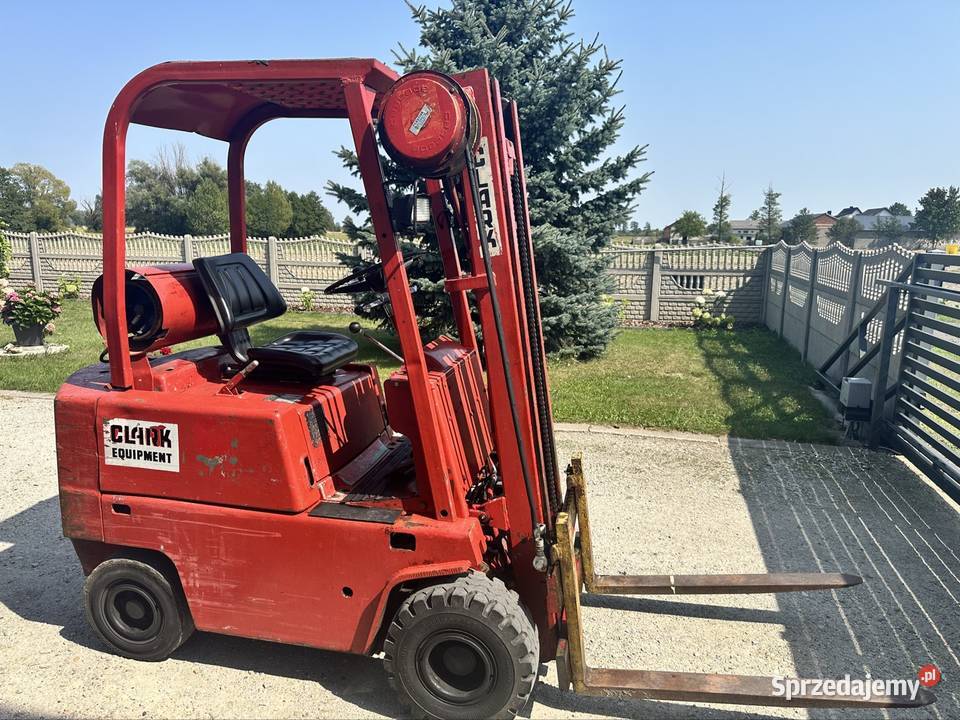 Wózek widłowy clark 15t 33m lpg automat wolna Pajęczno