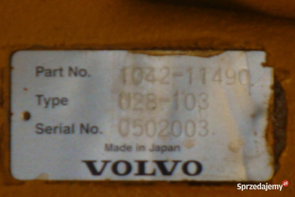 SHIBAURA U28103 rozdzielacz hydrauliczny Volvo nie