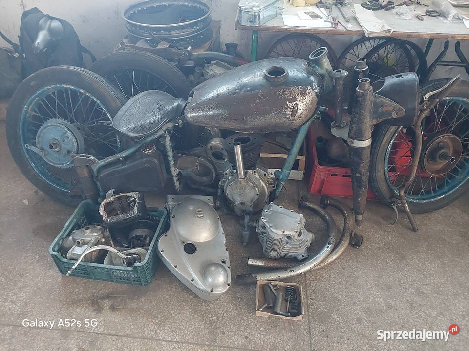 Nsu 350 konsul w częściach Rok produkcji 1956 Toruń