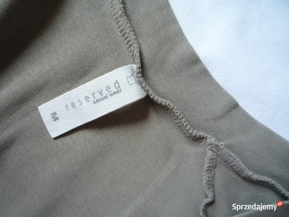 Reserved 36S 38M Koszulka Khaki Ciemny beż Rozmiar 36(S) zachodniopomorskie Szczecin sprzedam