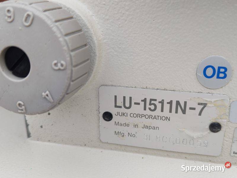 Stębnówka JUKI 1511N7 3trans Tapicerka Durkopp Wałbrzych sprzedam