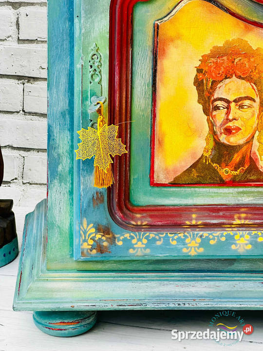 Kolorowa szafka z Fridą Kahlo szafka nocna
