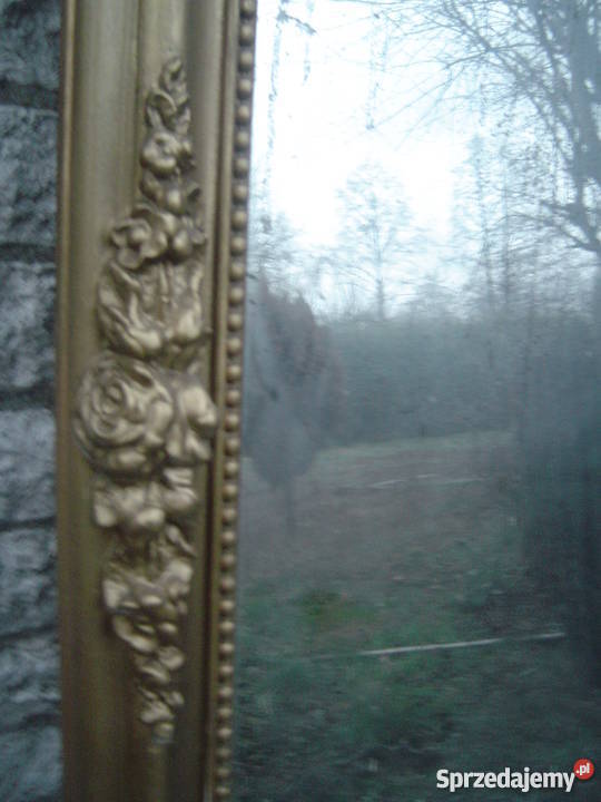 Antyczne duże lustro w zabytkowej ramie Antyki Wrocław sprzedam