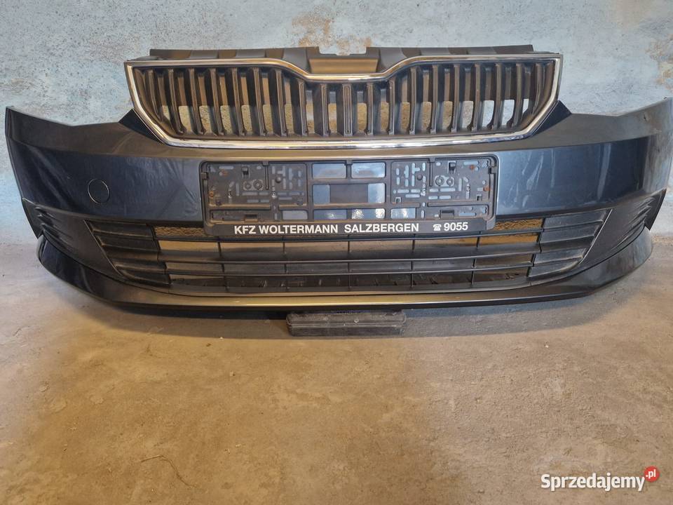 Zderzak Skoda Fabia III 1417 kompletny kolor