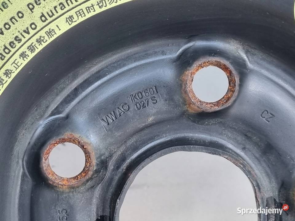 KOŁO DOJAZDOWE Audi Seat Vw Golf VI dojazdówka Chełm