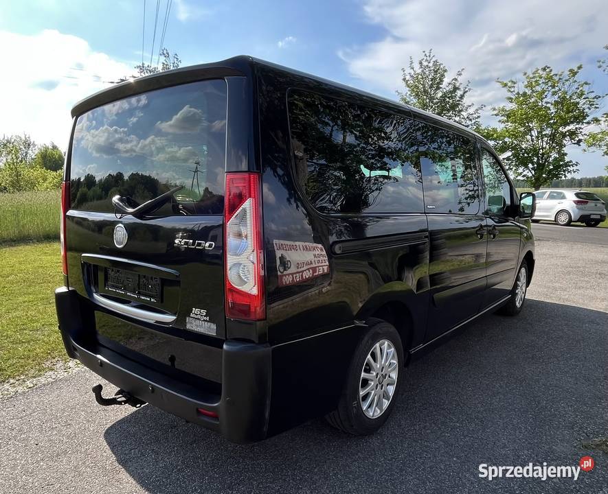 Fiat Scudo Long 2011 9 osobowy 165 Skóra Klima Poddębice