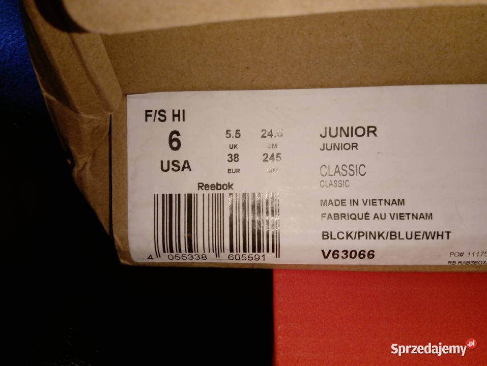 Buty sportowe skórzane Reebok damskie nowe Mińsk Mazowiecki sprzedam