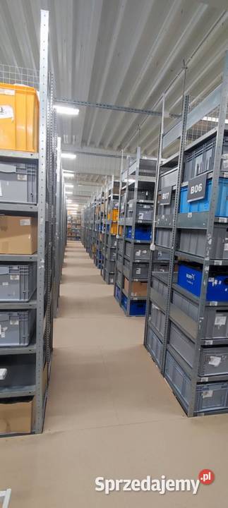 Regały półkowe w zabodowie wielopoziomowej Mielec