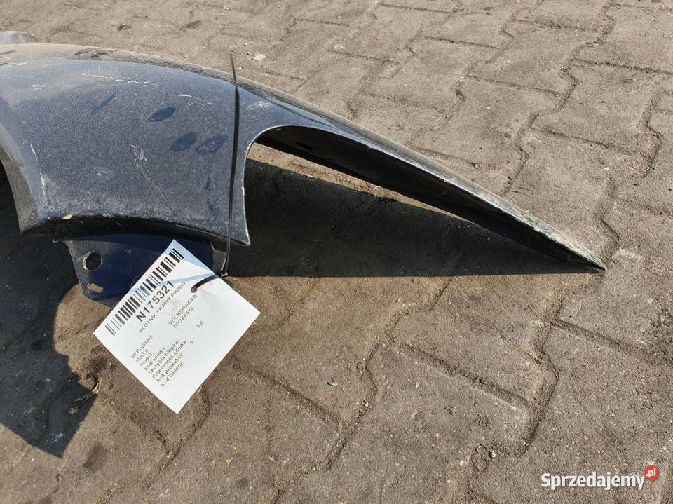 BŁOTNIK PRAWY PRZÓD VOLKSWAGEN TOUAREG Lipno sprzedam