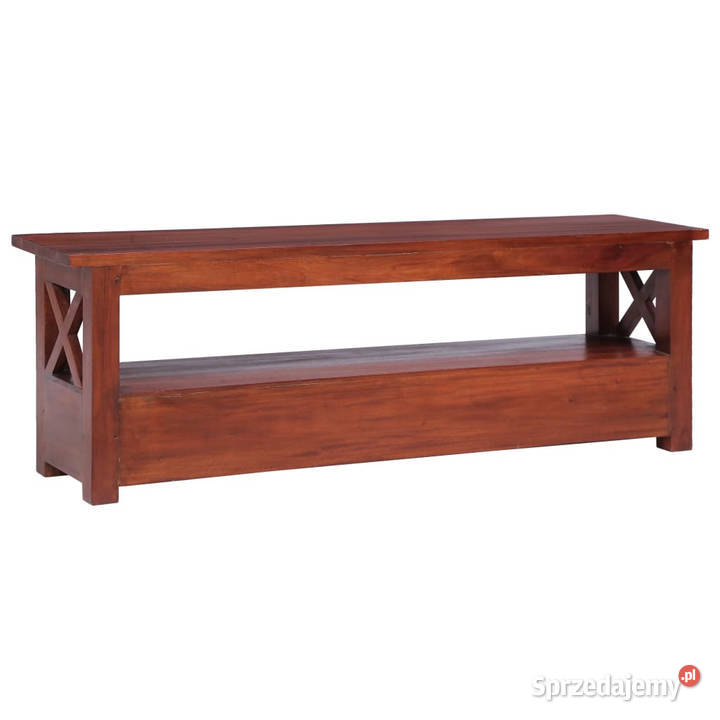 Szafka pod TV brązowa 115x30x40 lite drewno mazowieckie Warszawa