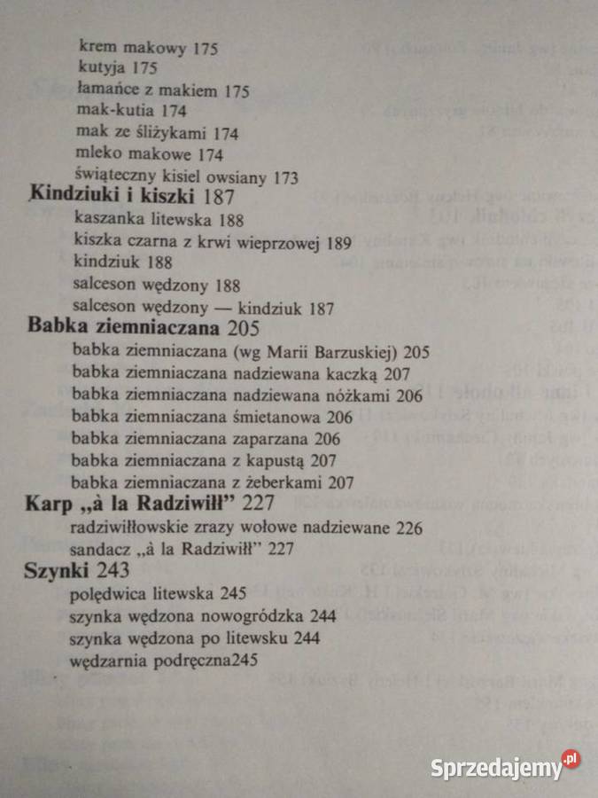 na wileńskim stole kuchnia, potrawy łódzkie